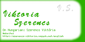 viktoria szerencs business card